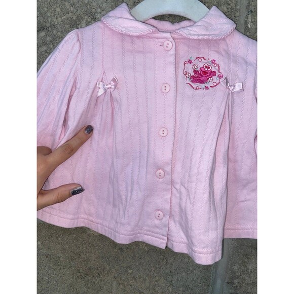 VINTAGE Elmo Button Up Top ~ 6/9 Months - Picture 5 of 6